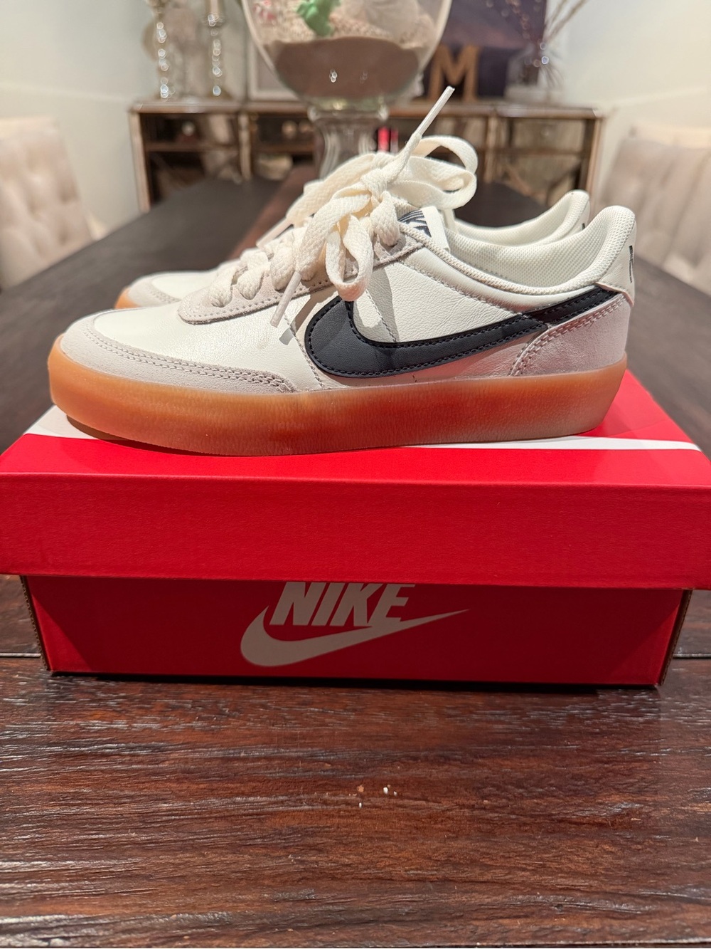 Nike leather Killshot 2 women’s size 4/kids 2. Brand new in box.  $100 retail